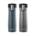 Contigo® AUTOSEAL® West Loop Vacuum-Insulated Stainless Steel Travel Mug with Easy-Clean Lid, 20 oz, 2-Pack ·C
