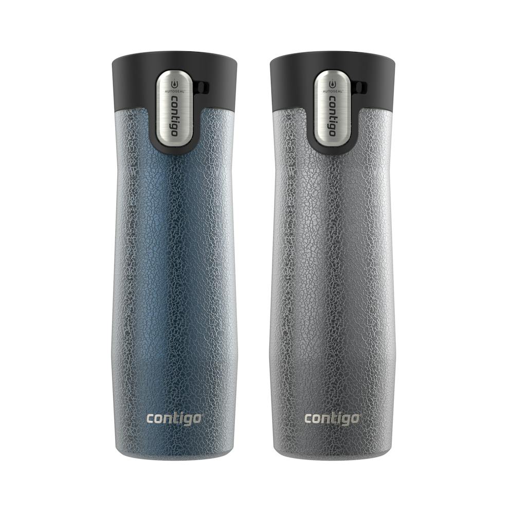 Contigo® AUTOSEAL® West Loop Vacuum-Insulated Stainless Steel Travel Mug with Easy-Clean Lid, 20 oz, 2-Pack ·C