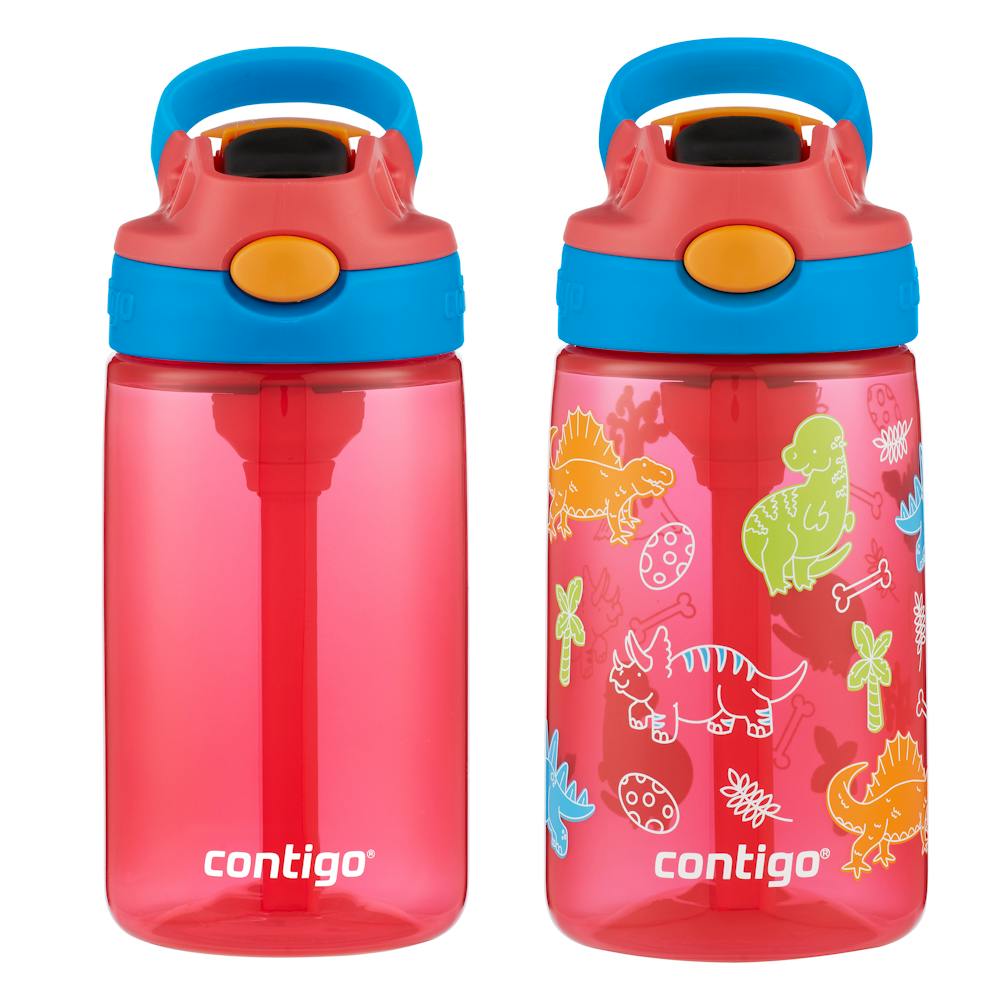 Contigo® Kids Water Bottle with Redesigned AUTOSPOUT® Straw, 14 oz, 2 pack ※