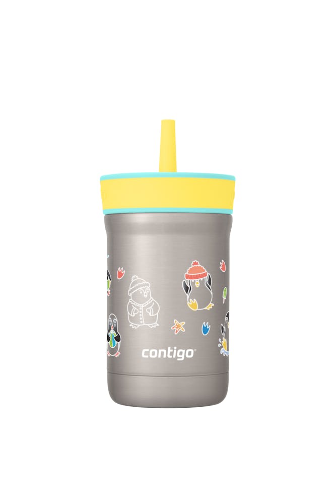 Contigo® Kids Leighton Spill-Proof Stainless Steel Tumbler with Straw, 12oz ✦