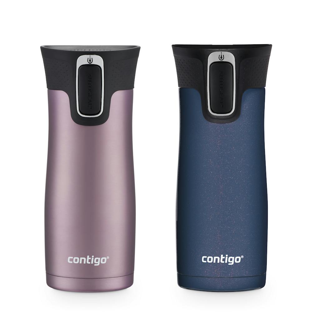 Contigo® West Loop 2.0 Leak-Proof Spill-Proof Insulated Stainless Steel Travel Mug, 16oz., 2 Pack ·1