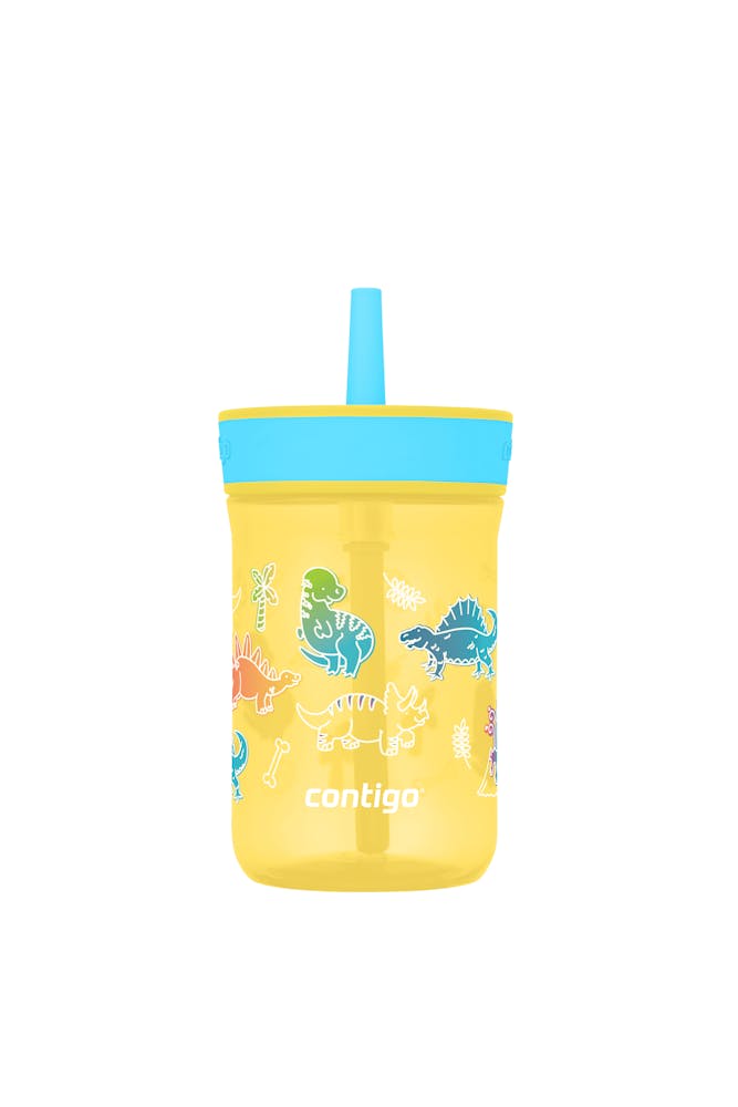 Contigo® Kids’ Leighton Straw Tumbler with Spill-Proof Leak-Proof Lid, 14oz ·1