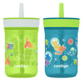 Contigo® Kids’ Leighton Straw Tumbler with Spill-Proof Leak-Proof Lid, 14oz ·B