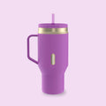 30 oz SnapSeal™ Tumbler (w/ Straw & Handle) ※