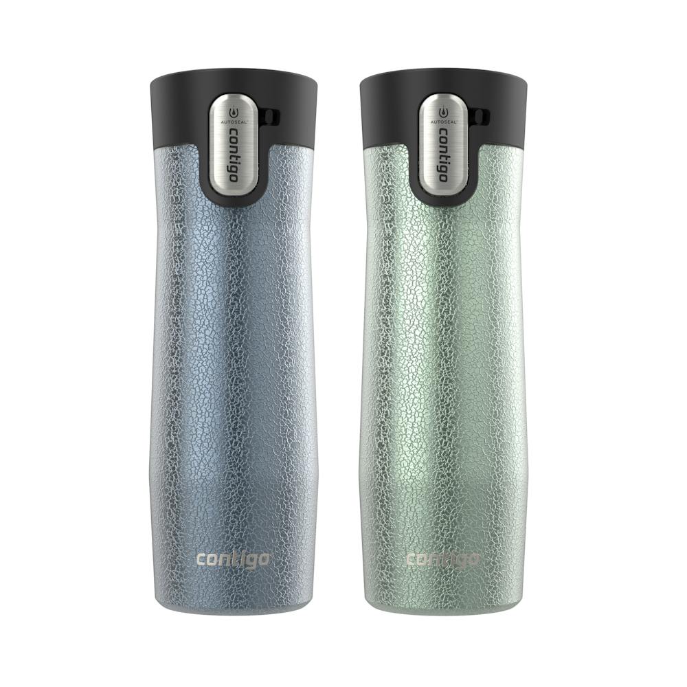 Contigo® AUTOSEAL® West Loop Vacuum-Insulated Stainless Steel Travel Mug with Easy-Clean Lid, 20 oz, 2-Pack ♡