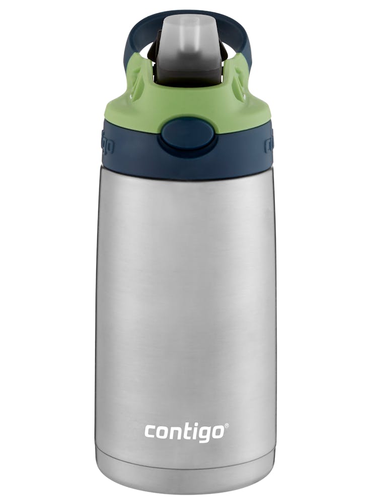 Contigo® Kids Straw Stainless Steel Water Bottle with AUTOSPOUT® Lid, 13oz ·A
