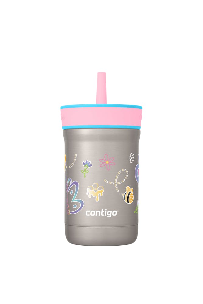 Contigo® Kids Leighton Spill-Proof Stainless Steel Tumbler with Straw, 12oz ·C